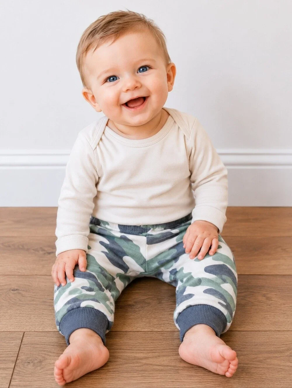 12m Carter's Boys camo Joggers Outfit